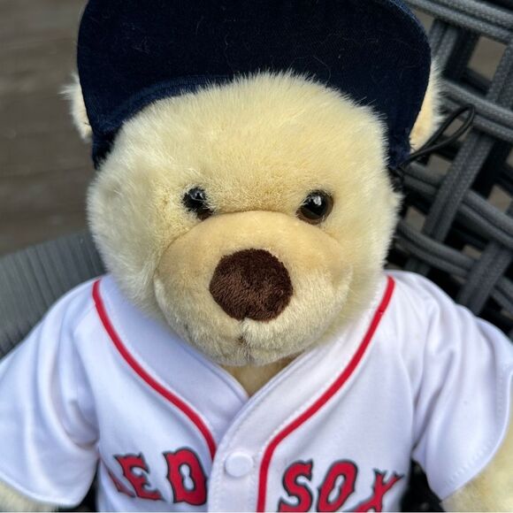 Build A Bear Boston Red Sox Uniform Jersey Pants Socks Hat 17 Inches Teddy Gift - Picture 4 of 5